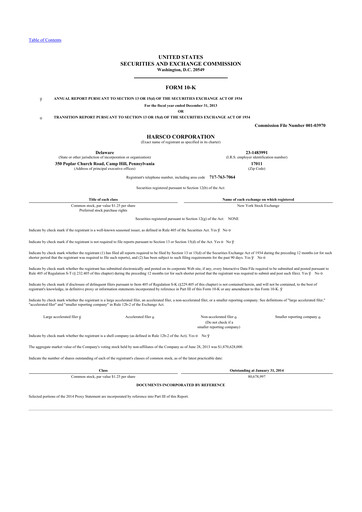 Miniature Enviri Corporation 10-K Rapport annuel 2013