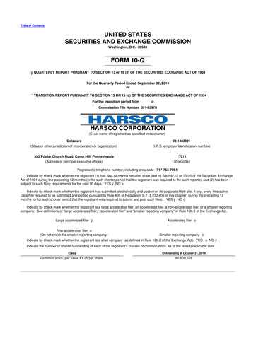 Thumbnail Enviri Corporation 10-Q Quarterly Report FY2014 