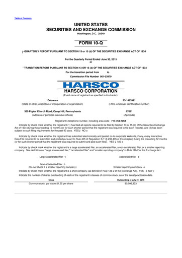 Thumbnail Enviri Corporation 10-Q Quarterly Report FY2015 