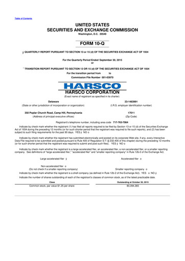 Thumbnail Enviri Corporation 10-Q Quarterly Report FY2015 