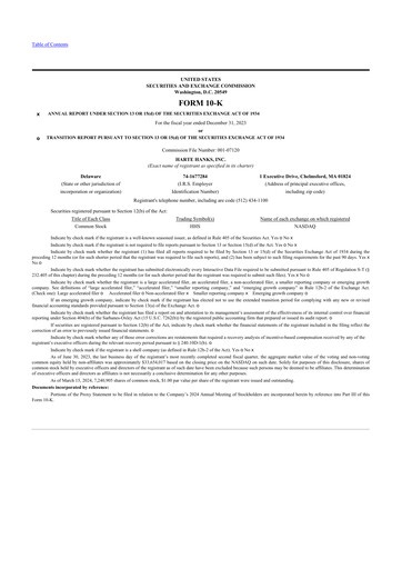 Thumbnail Harte Hanks 10-K Annual Report 2023