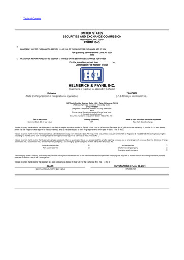 Thumbnail Helmerich & Payne

 10-Q Quarterly Report FY2021 