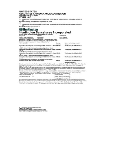 Thumbnail Huntington Bancshares
 10-Q Quarterly Report FY2026 Q3