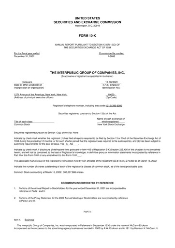 Thumbnail The Interpublic Group of Companies 10-K Annual Report 