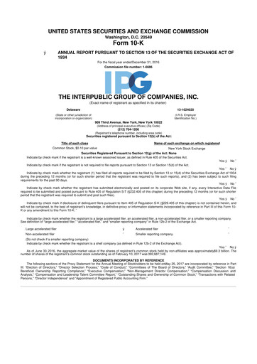 Thumbnail The Interpublic Group of Companies 10-K Annual Report 1216