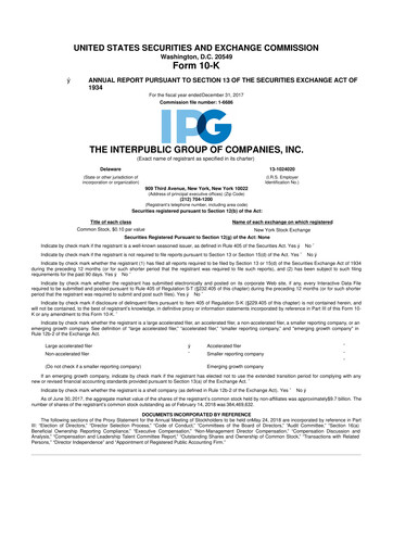 Thumbnail The Interpublic Group of Companies 10-K Annual Report 1217