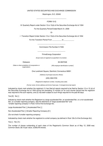 Thumbnail PrimeEnergy Resources 10-Q Quarterly Report FY 