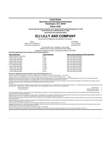 Thumbnail Eli Lilly 10-K Annual Report 2025