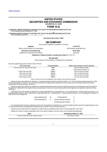 Thumbnail 3M 10-Q Quarterly Report FY2023 