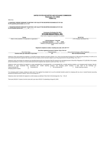 Vorschaubild Dycom Industries 10-Q Quartalsbericht 2024 