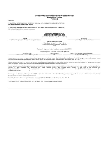 Vorschaubild Dycom Industries 10-Q Quartalsbericht 2024 