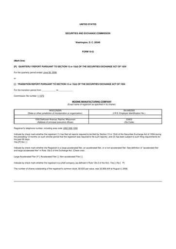 Thumbnail Modine Manufacturing
 10-Q Quarterly Report FY 