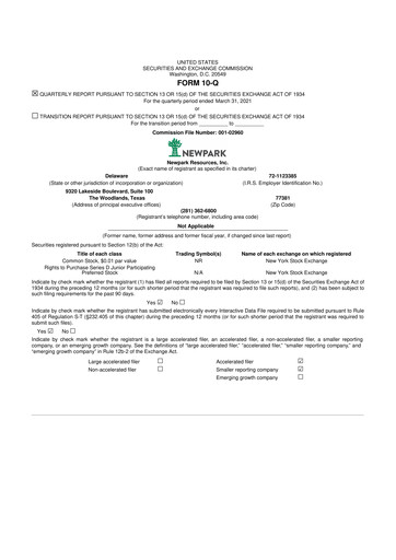 Thumbnail NPK International 10-Q Quarterly Report FY2021 