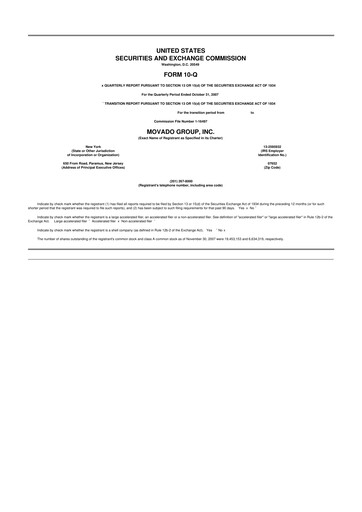 Thumbnail Movado Group 10-Q Quarterly Report FY 