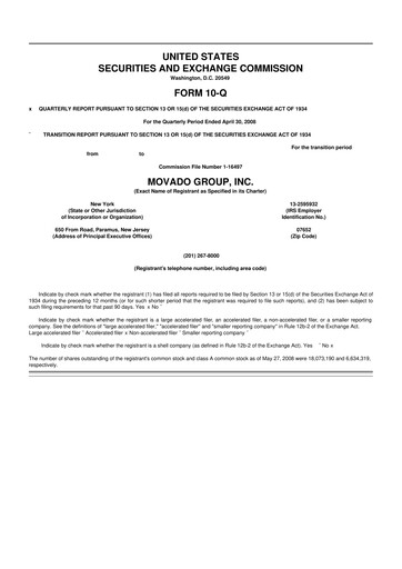 Thumbnail Movado Group 10-Q Quarterly Report FY 