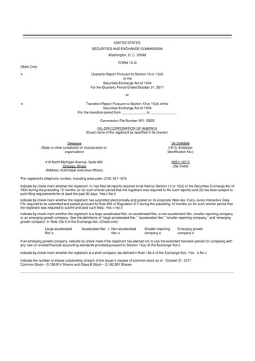 Thumbnail Oil-Dri Corporation Of America
 10-Q Quarterly Report FY2018 