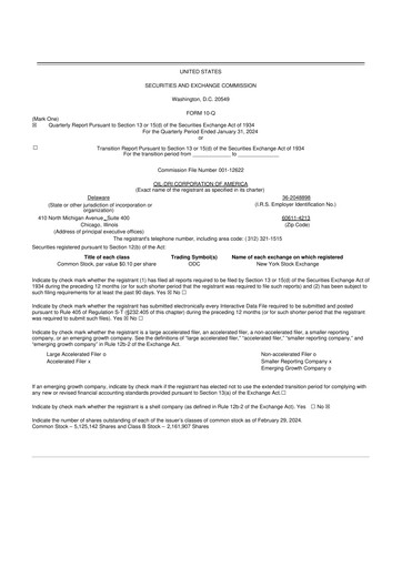 Thumbnail Oil-Dri Corporation Of America
 10-Q Quarterly Report FY2024 