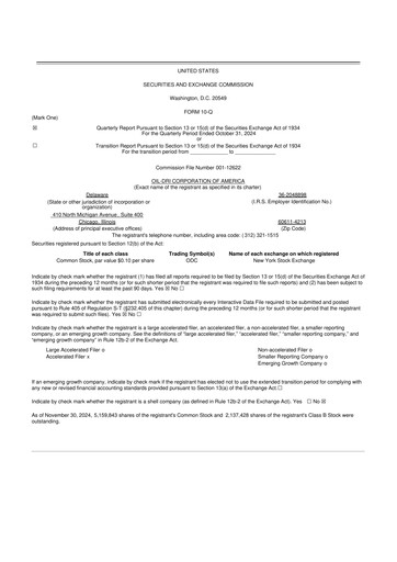 Thumbnail Oil-Dri Corporation Of America
 10-Q Quarterly Report FY2025 