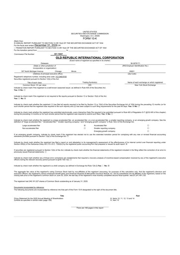 Thumbnail Old Republic International
 10-K Annual Report 2024