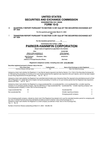 Thumbnail Parker-Hannifin
 10-Q Quarterly Report FY2023 