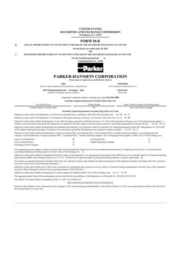 Thumbnail Parker-Hannifin
 10-K Annual Report 2025