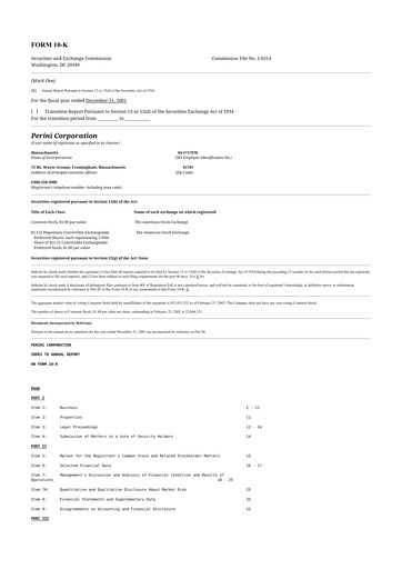 Miniature Tutor Perini Corporation
 10-K Rapport annuel 