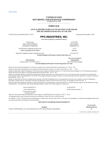 Thumbnail PPG Industries
 10-K Annual Report 2014