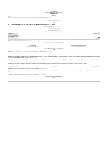 Thumbnail ACRES Commercial Realty 10-K Annual Report 