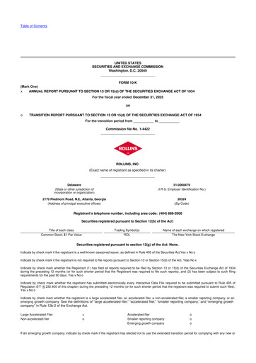 Thumbnail Rollins 10-K Annual Report 2025