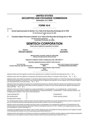 Thumbnail Semtech 10-K Annual Report 2026