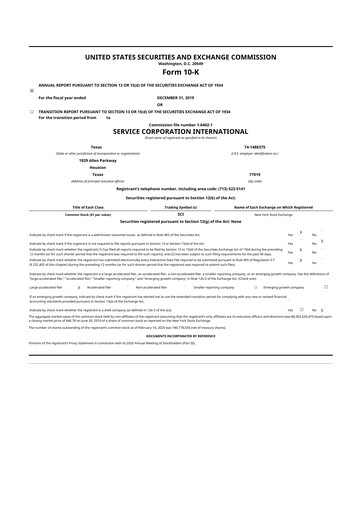 Thumbnail Service Corporation International
 10-K Annual Report 2019