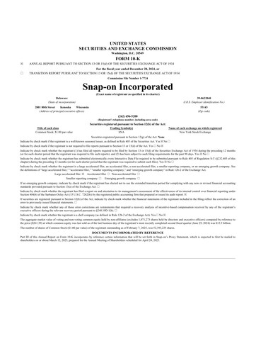 Thumbnail Snap-on 10-K Annual Report 2024