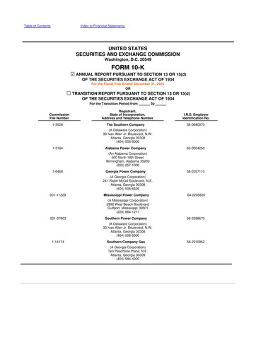 Thumbnail Southern Company 10-K Annual Report 2025