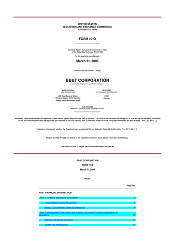 Vorschaubild Truist Financial Corporation 10-Q Quartalsbericht  