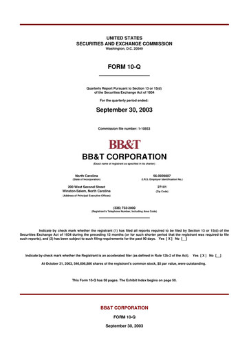 Vorschaubild Truist Financial Corporation 10-Q Quartalsbericht  