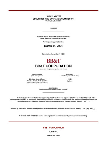 Vorschaubild Truist Financial Corporation 10-Q Quartalsbericht  