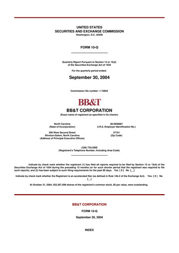 Vorschaubild Truist Financial Corporation 10-Q Quartalsbericht  