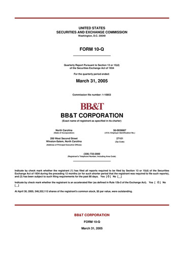 Vorschaubild Truist Financial Corporation 10-Q Quartalsbericht  