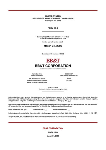 Vorschaubild Truist Financial Corporation 10-Q Quartalsbericht  