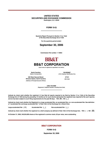 Vorschaubild Truist Financial Corporation 10-Q Quartalsbericht  