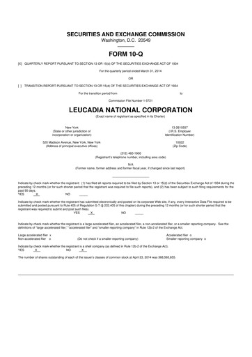 Miniature Jefferies Financial Group
 10-Q Rapport trimestriel 2014 