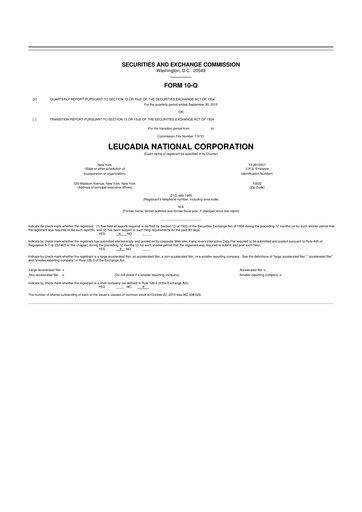 Miniature Jefferies Financial Group
 10-Q Rapport trimestriel 2015 