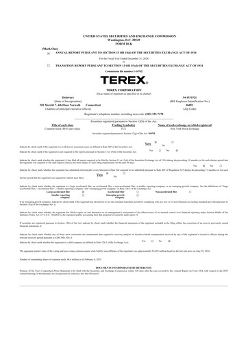 Thumbnail Terex
 10-K Annual Report 2024