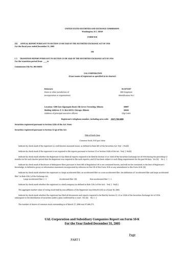 Thumbnail United Airlines Holdings
 10-K Annual Report 