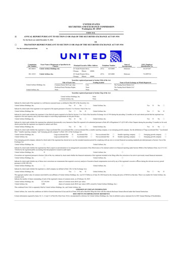 Thumbnail United Airlines Holdings
 10-K Annual Report 2024