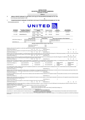 Thumbnail United Airlines Holdings
 10-K Annual Report 2025