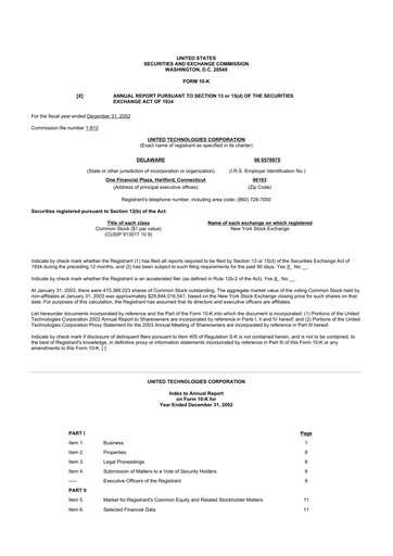 Thumbnail RTX 10-K Annual Report 