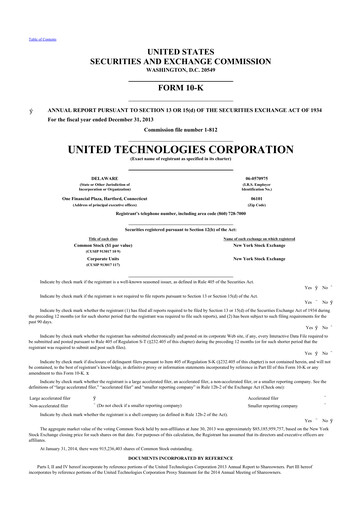Thumbnail RTX 10-K Annual Report 2013
