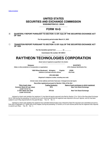 Thumbnail RTX 10-Q Quarterly Report FY2023 