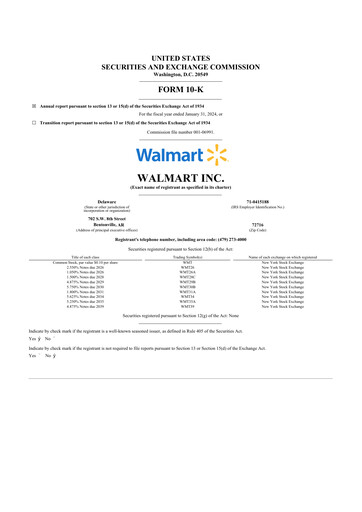 Thumbnail Walmart 10-K Annual Report 2024